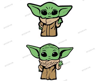 Yoda Head Svg Etsy