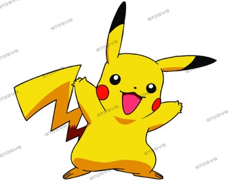 Download Pikachu Svg Etsy
