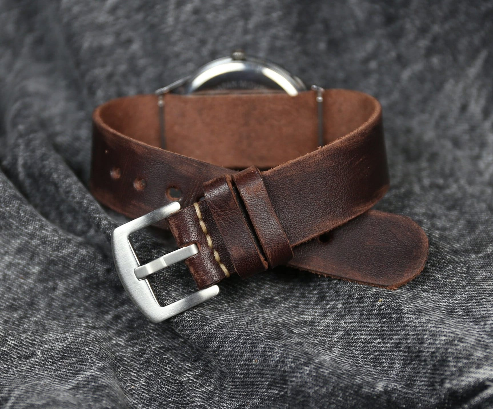 Leather wrist watch straps store