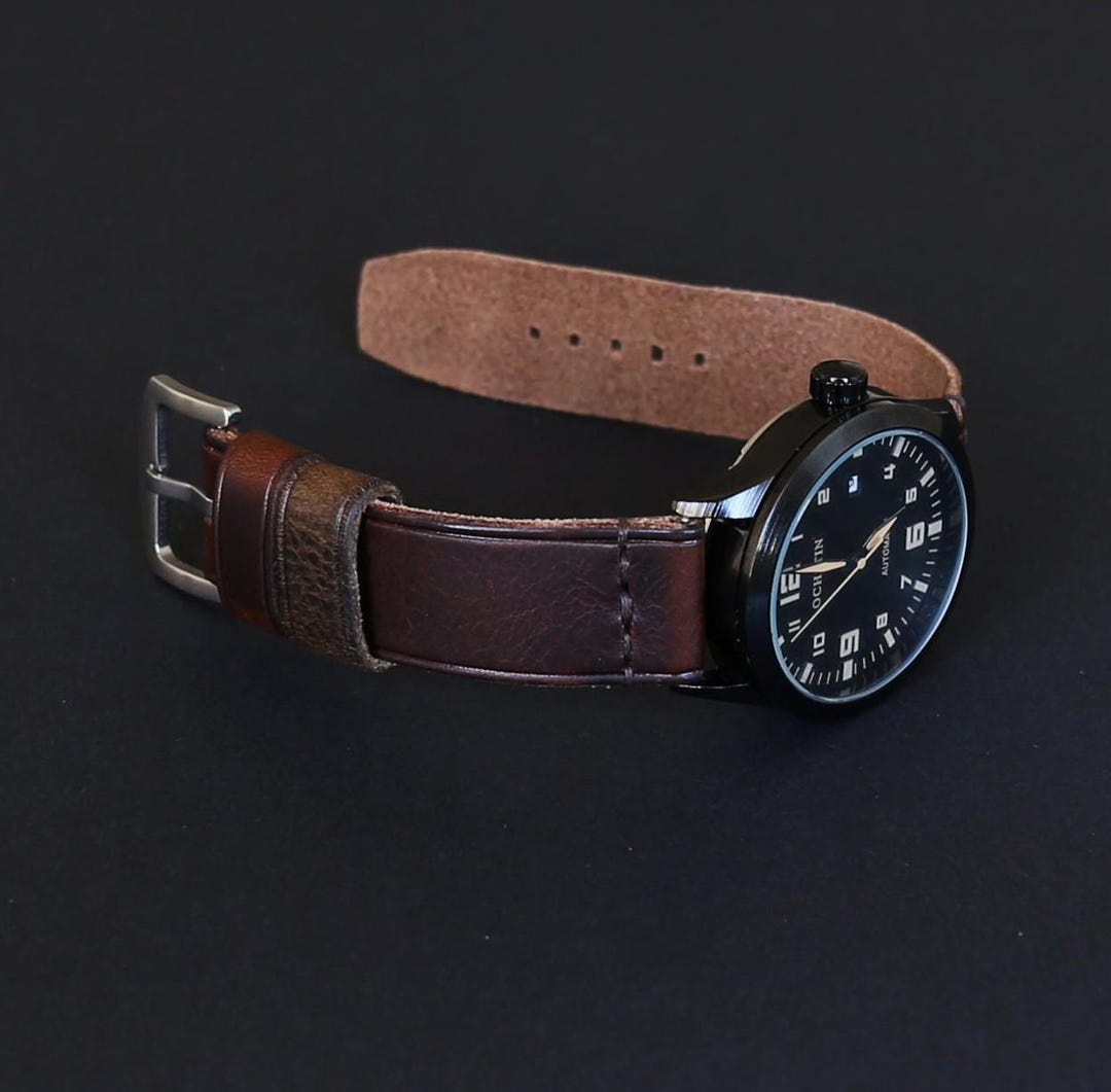 Bossed Braided Strap Full-Grain Leather 25m Yellow main image 0
