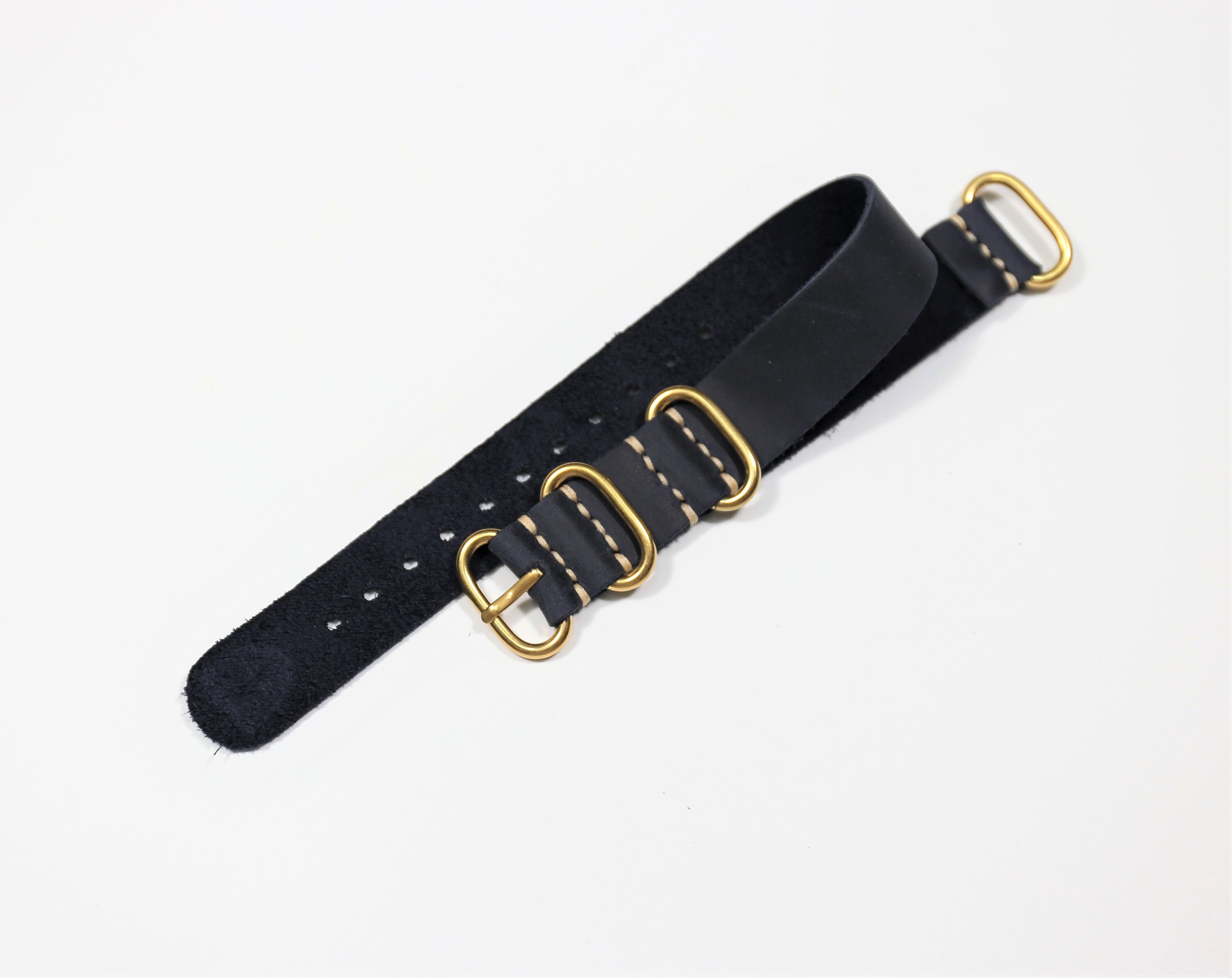 Wrist watch band leather blue 18mm 20mm 22mm 24mm Handmade Etsy