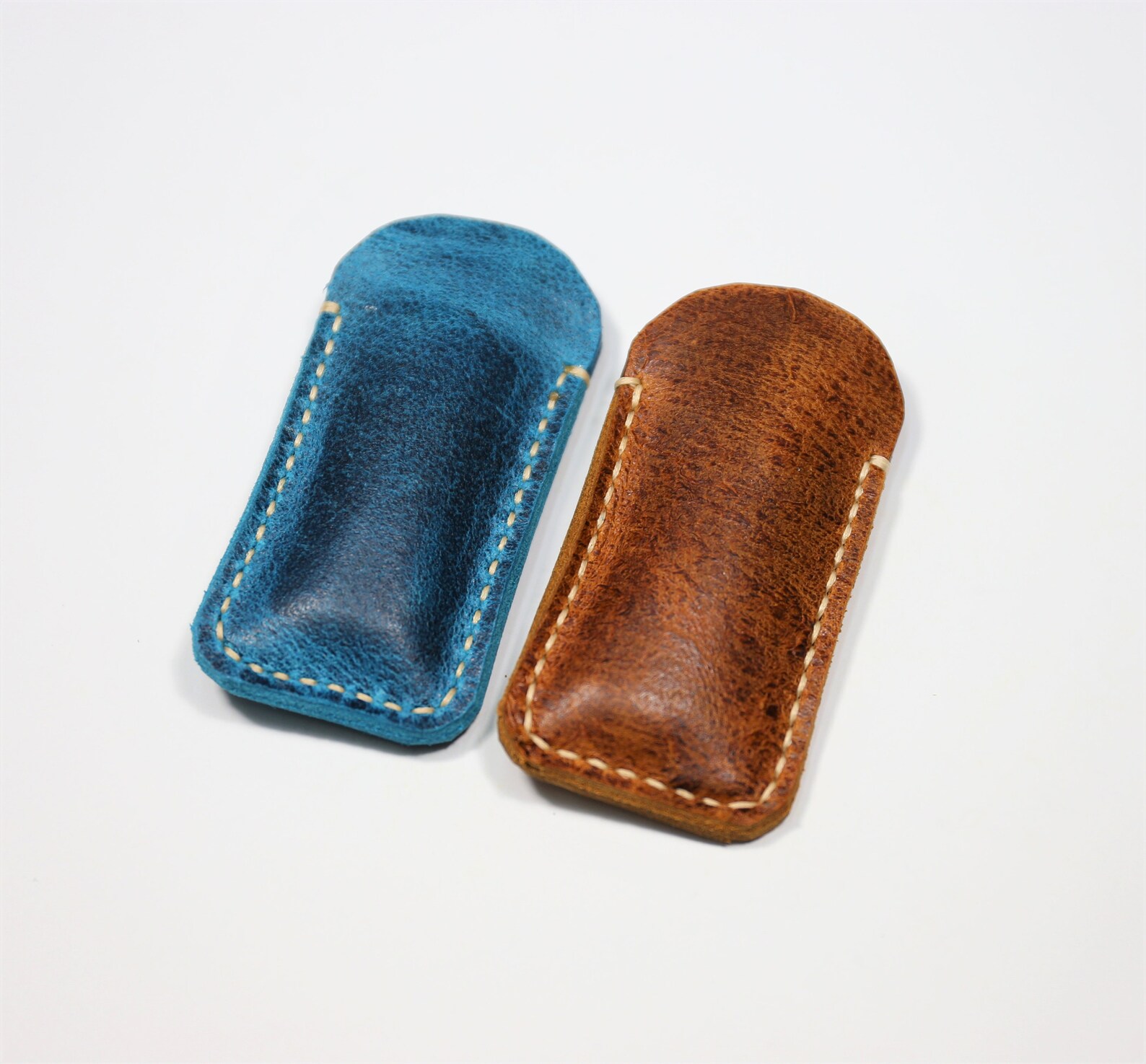 Distressed Leather USB Flash Drive Case Soft Leather Flash Etsy