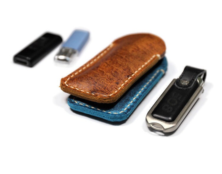 Distressed Leather USB Flash Drive Case Soft Leather Flash Etsy Singapore
