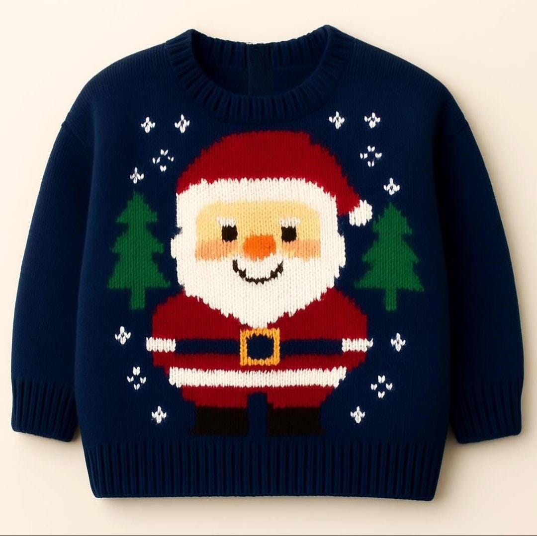 Loalirando Pull Noël Bébé Fille Rose - Nœuds Et Cannes à Sucre - Tricot Chaud Manches Longues