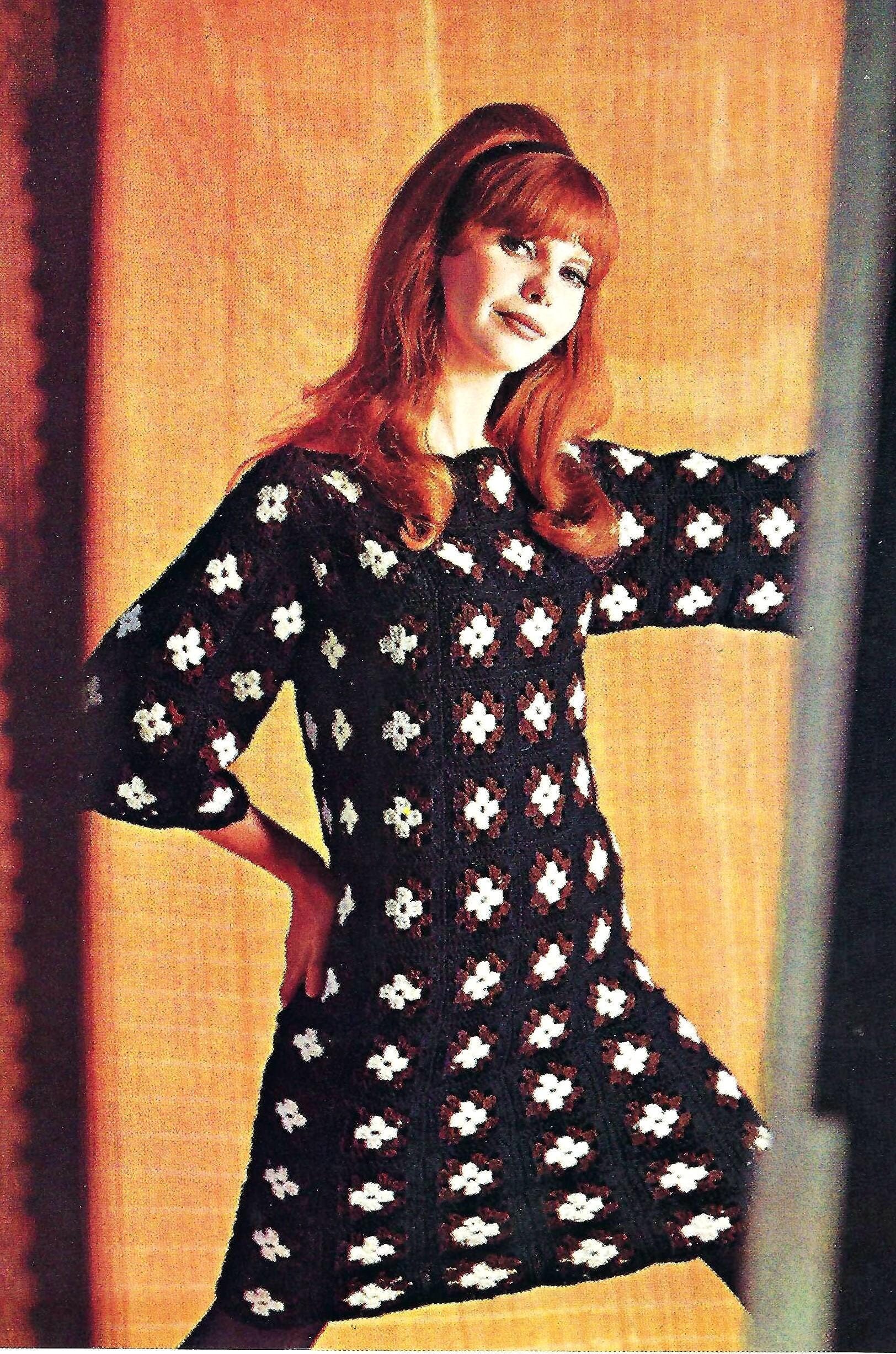 ワンピース 70s Hand Crocheted Glitter Dress 70s Hand Crocheted Glitter Dress