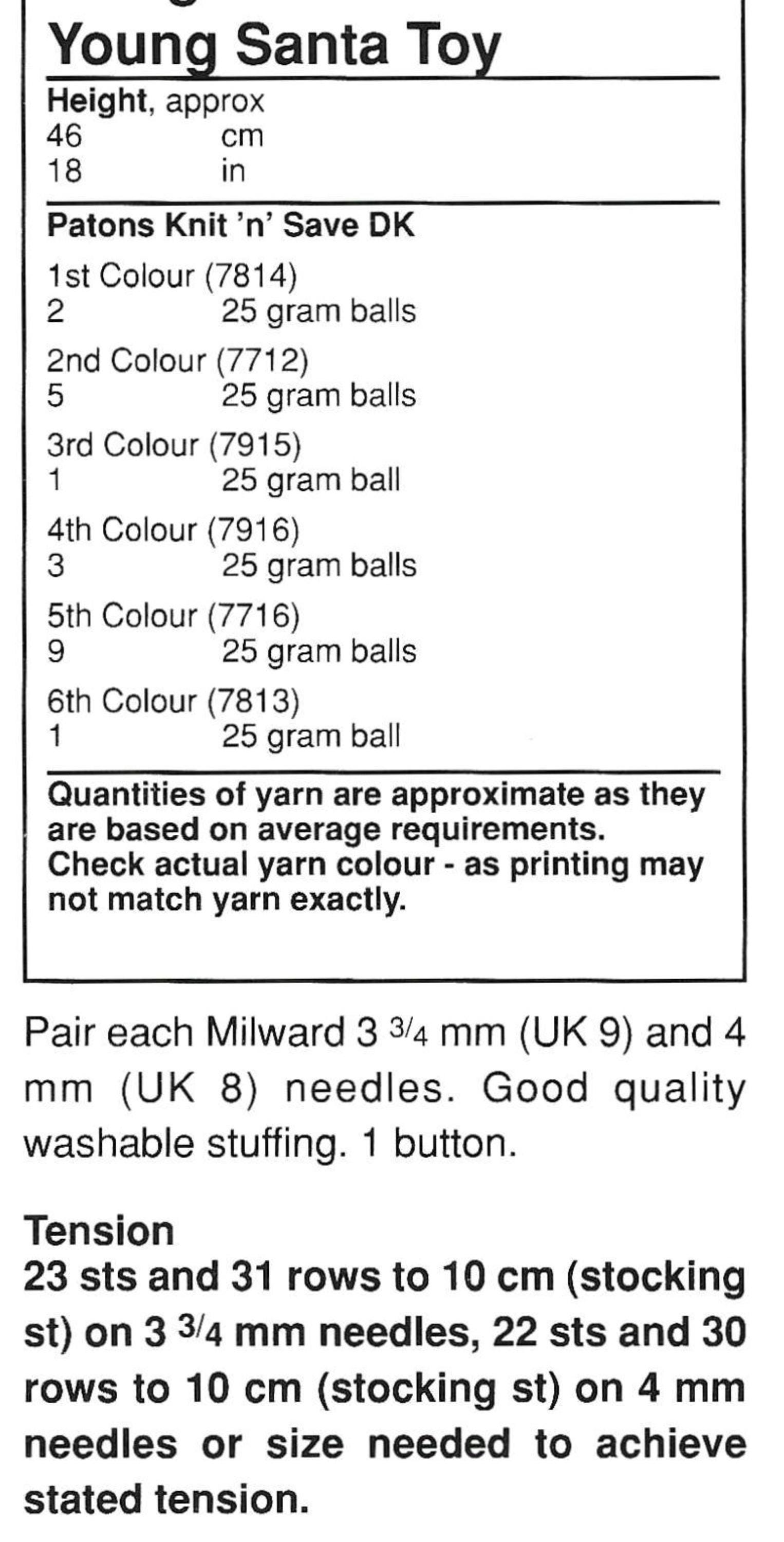 Little Elf Toy Knitting Pattern PDF Removable Clothes & Hat Festive ...