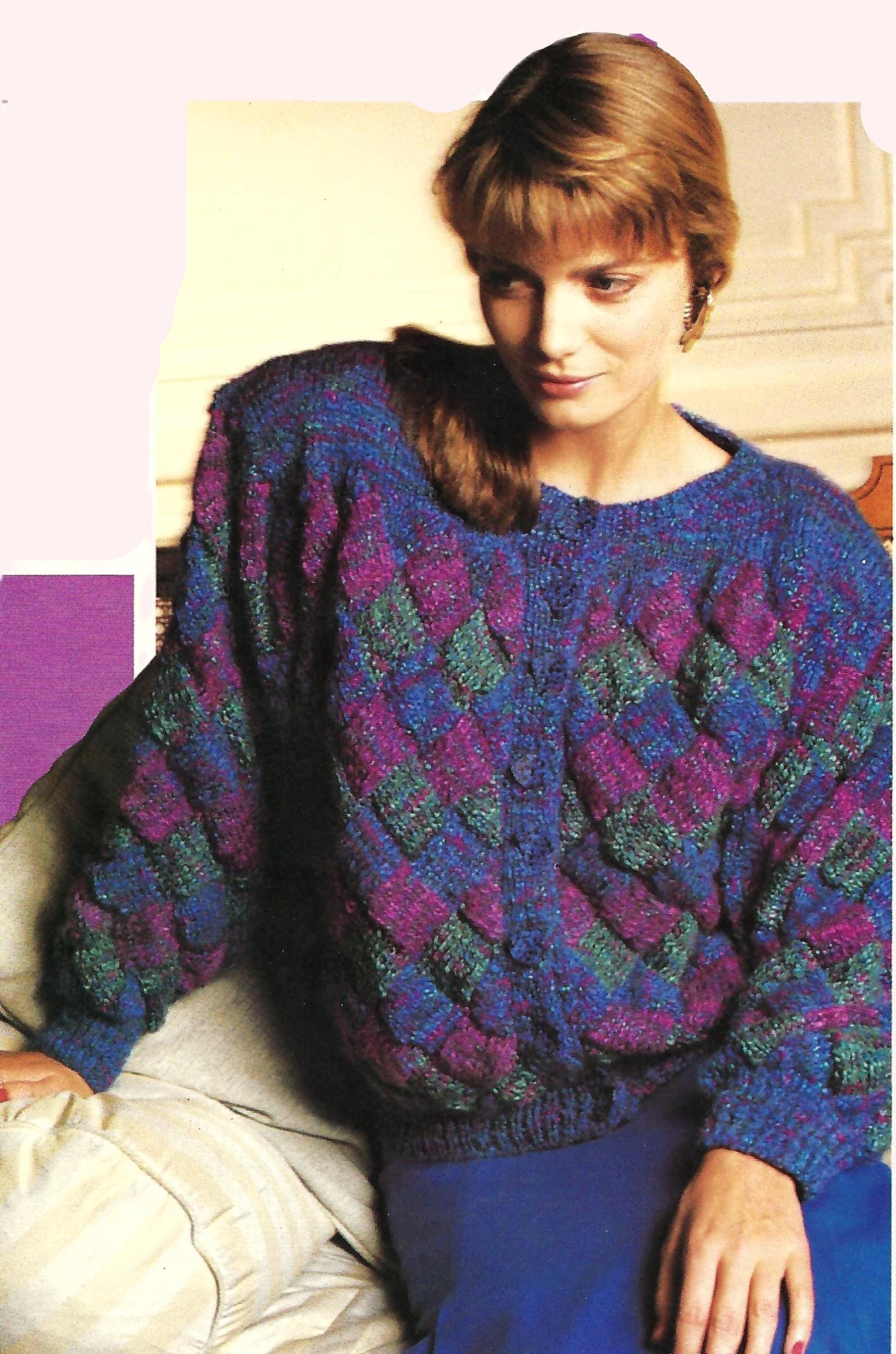 Entrelac cardigan España