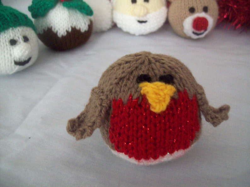 Knitting Pattern PDF Christmas Tree Baubles Decorations Etsy UK