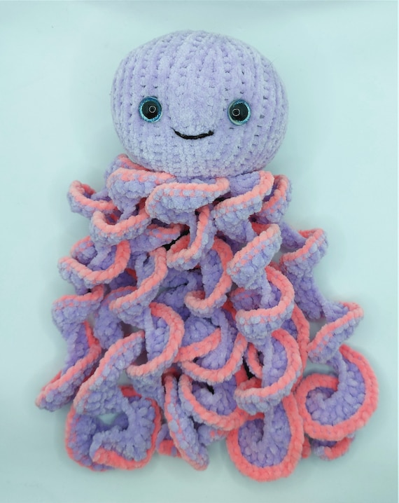 Knitting Pattern PDF Cuddly Octopus Spiral Tentacles Legs Etsy UK