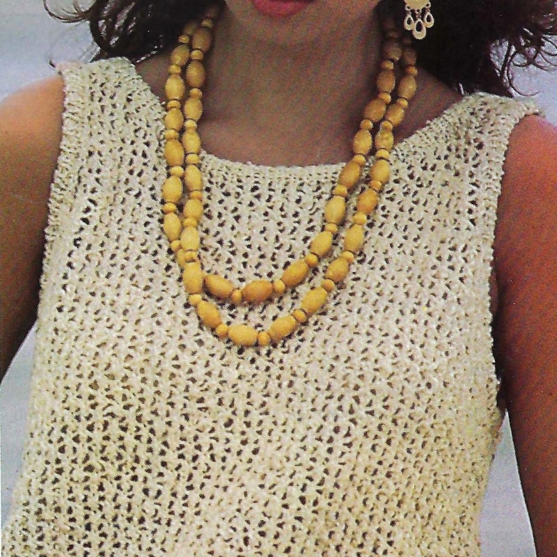 String Vest Pattern String Vest - Etsy