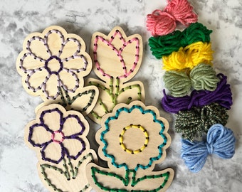 Flower Kids Yarn Sewing Kit