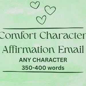 Affirmation Trost Charakter E-Mail - Personalisierter Ermutigungsbrief (350-400 Wörter)