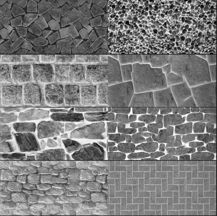 Procreate Stone Rock Brick Wall Pathway Texture Brush Set Etsy