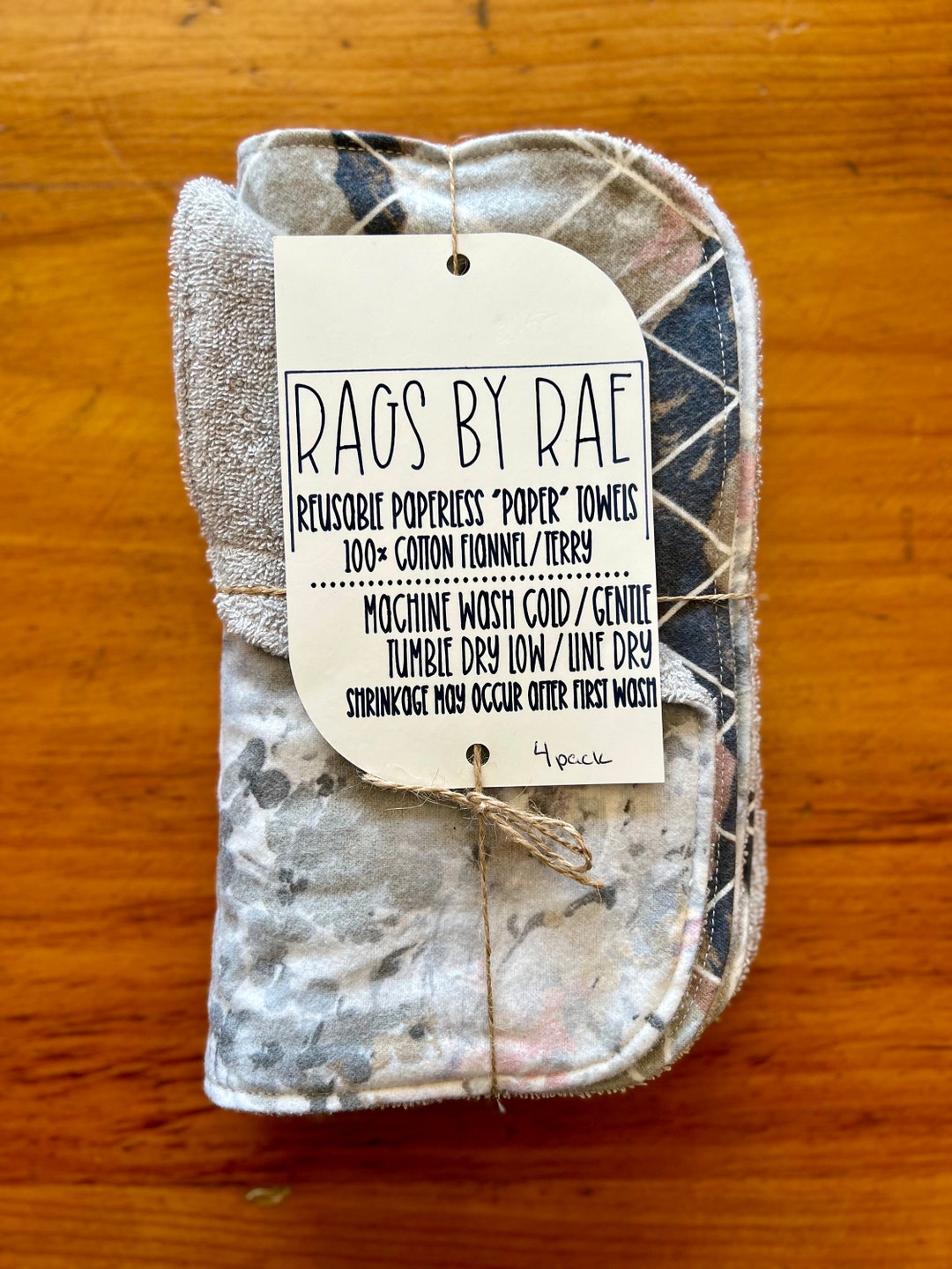 Paper Bar Rags Reusable Rags Paperless Paper Towels - Etsy