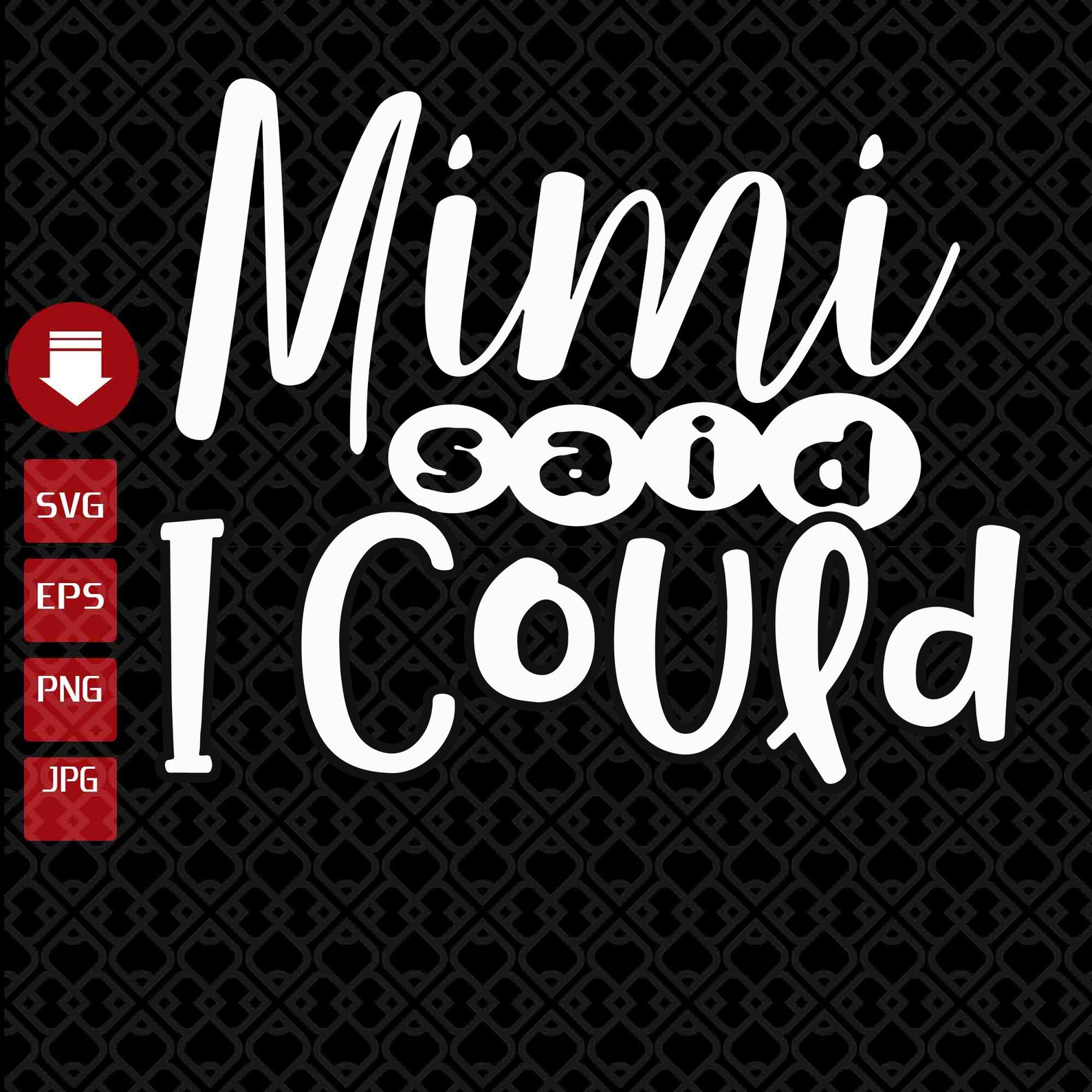 Mimi Said I Could SVG Funny Grandkids SVG Grandparents SVG | Etsy