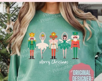 Nutcracker Christmas PNG SVG: Ballet Sublimation Design (Digital Download)