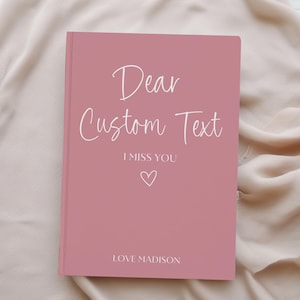 Diario de duelo personalizado Pérdida de un ser querido Regalo personalizado Memorial de duelo Regalo de condolencia Carta al cielo Diario Paquete de condolencias