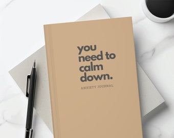 Angst Relief Journal: Mentale Gesundheit Stimmung Tracker, Wellness Tagebuch