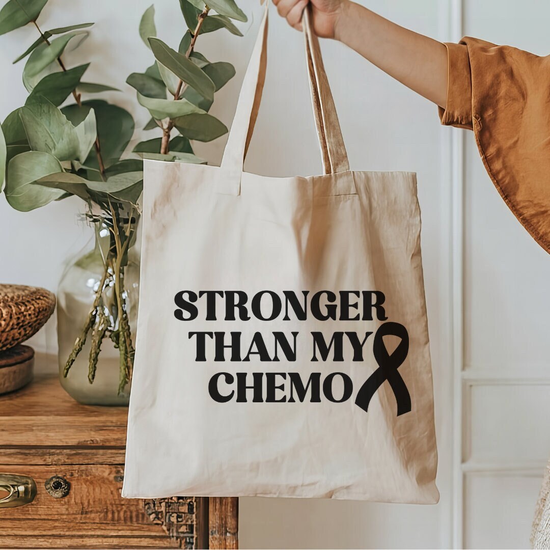 Cancer Fighter Tote Bag: Chemo Warrior Gift, Encouragement Present - Etsy