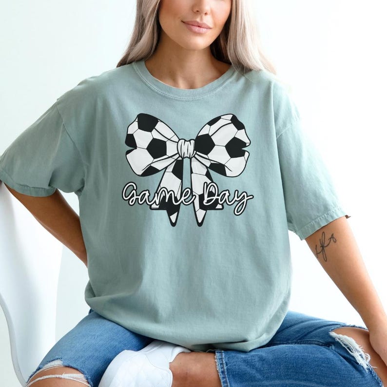 Soccer Mom Game Day Shirt Cute Soccer Tshirt Women Soccer Fan Wear
