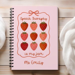 Speech Language Pathologist Gift Custom Notebook Speech Therapist Gifts SLP Graduation Speech Teacher Back to School Speech Pathologist
