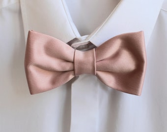 Dusty Rose pajarita boda pajarita hombres pajarita en Dusty Rose Groomsman Bowtie