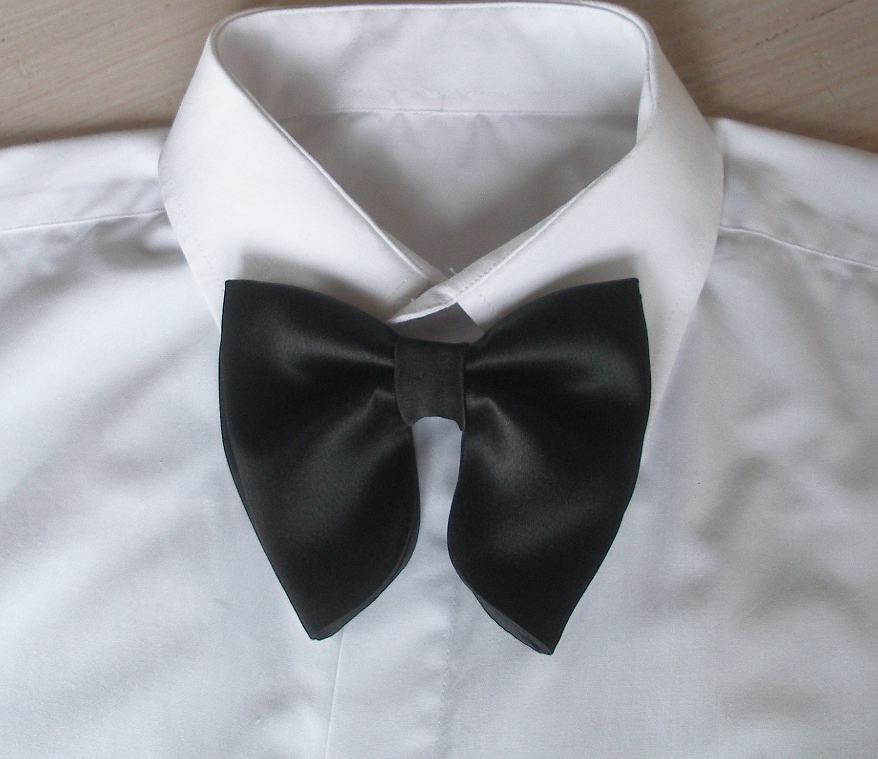 large butterfly bow tie