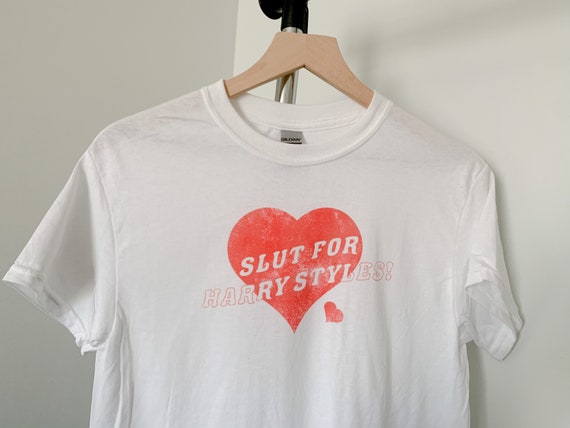 Slut for Harry Styles T-shirt Y2K 