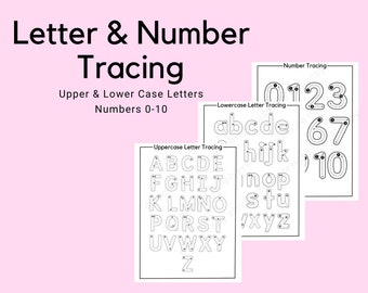 Word Tracing Worksheets 31 Printable Pages to Trace Words Etsy