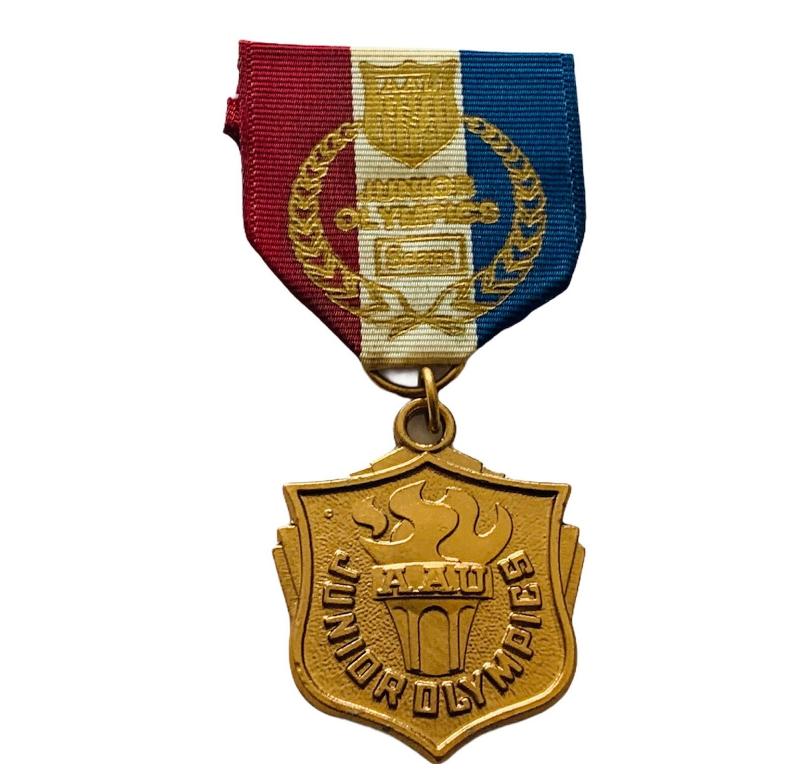 JUNIOR OLYMPICS MEDAL MEDAL Vintage Medaillon Pinback Award Etsy