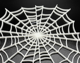 Spiderweb Hanging Decoration ~ Spider Webs ~ 3D Printed Spider Web ~ Halloween Decorations ~ Spider ~ Webs ~ Halloween ~ Spooky Décor ~