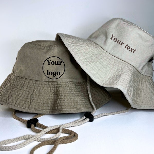 Custom Embroidered Safari Bucket Hat