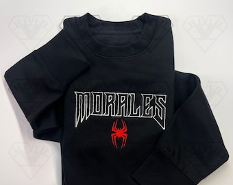 Embroidered Miles Morales Crewneck