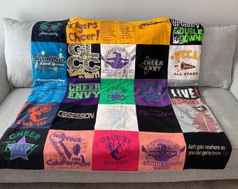 TShirt Quilts, TShirt Blankets, Memory Quilts
