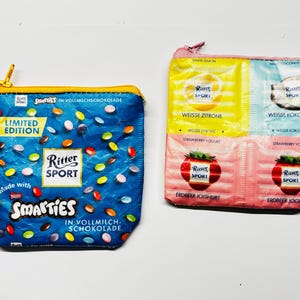 Tasche Klein Ritter Sport Beutel Schokoladenliebhaber Umweltfreundliches Geschenk Nachhaltiges GeldbörseGift Handgemachter Geldbeutel Münze Beutel kleines Geschenk ritter Beutel Geschenk