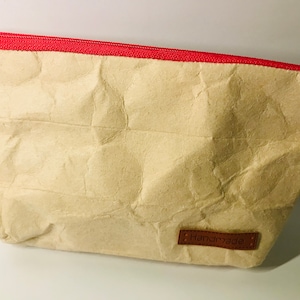 Sustainable Pouch Handmade Vegan Purse Recycled Materials Gift Bag Tetrapak Upcycled Pouch Toiletry Bag Gift Ecofriendly Handmade
