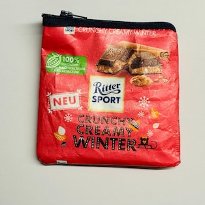 Tasche Kleine Ritter Sporttasche Nachhaltiger Schokoladenliebhaber Umweltfreundliches Geschenk Geldbörse Ritter Sport Geschenk Hanmade Geldbörse Bild 6