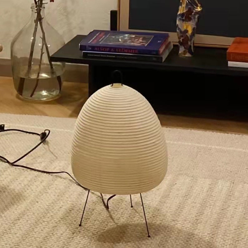 Japanese Paper Lamprice Paper Table Lamp Japanese Style Etsy