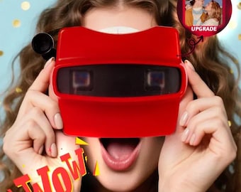 Benutzerdefinierte 3D-Sucher und Reel 10x Ultra-Clear 3D Verbesserte Version Personalisierte Viewmaster Stil