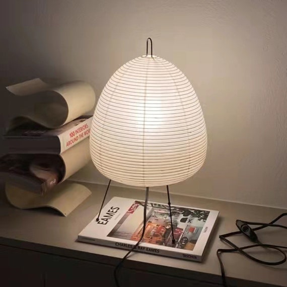 Japanese Paper Lamprice Paper Table Lamp Japanese Style Etsy Denmark