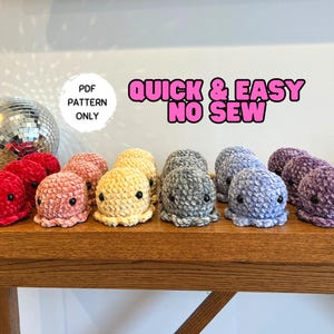 PATROON Gehaakte mini-octopus Stressbal zonder naaien pdf-download afbeelding 1