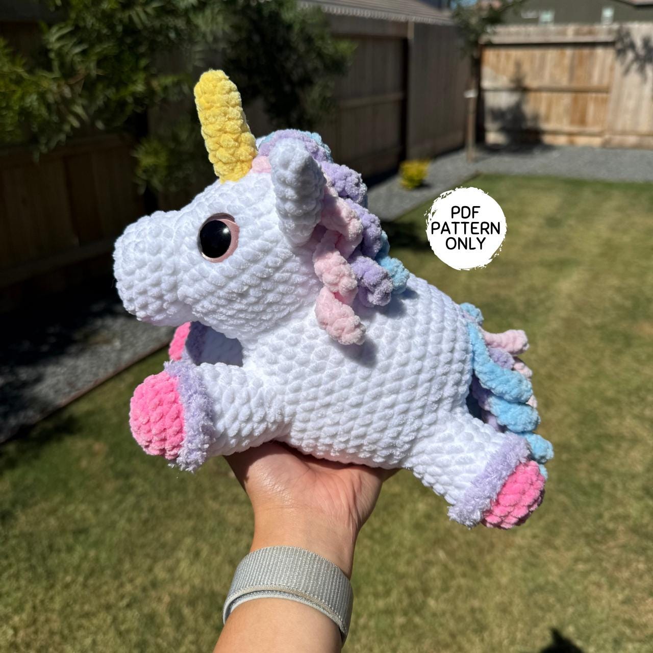 Crochet Mini Unicorn Pattern Pony Horse Baby Unicorns Magical Little Download Amigurumi PDF Stuffed Animal Plushie