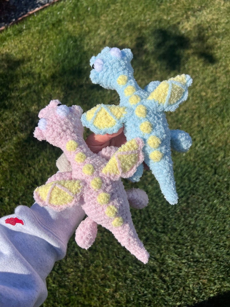 Crochet Dragon Pattern NO SEW, Download Amigurumi PDF Stuffed Animal Dragon Plushie image 9