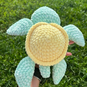 Crochet Turtle Plushie Amigurumi Velvet Stuffed Animal - Etsy