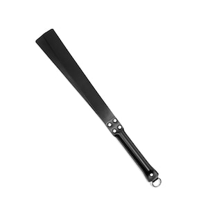 Handmade leather spanking tool with two straps flogger with firm handle - 792 color variations perfect for hard spanking (Double Strap)