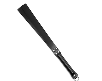 手作りの革製ダブルストラップ鞭、幅4cmの2本の尻尾が付いた、しっかりとした持ち手付きの叩きおもちゃ、ハードな衝撃プレイ、252色のバリエーション