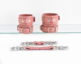 Handgefertigtes Lederarmband-Set mit verschiedenen Verbindungsstücken, individuelle Handgelenk- und Fußkettchen, Punk-Accessoires, E-Girl-Mode