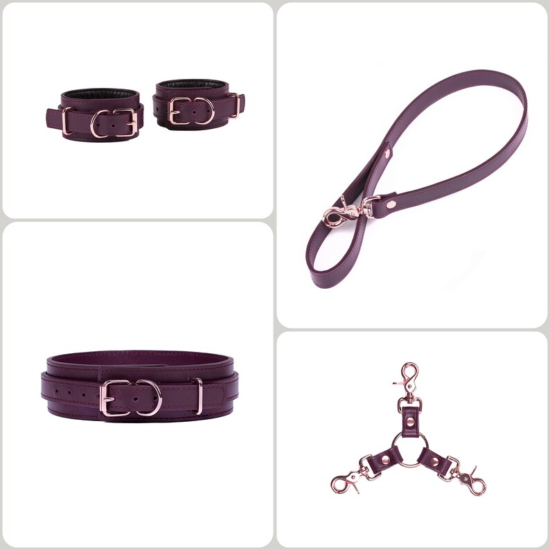 Black Leather Custom Choker Sub Collar (792 Color Variations Nickel ...