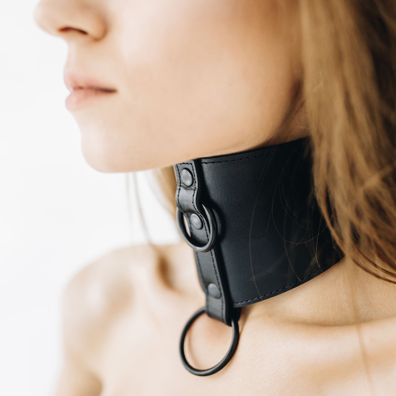 Leather Neck Collar - Etsy