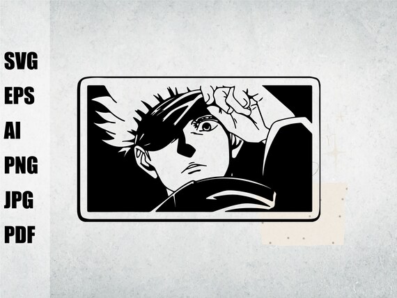 Jujutsu Kaisen svg Anime svg file download Manga SVG | Etsy